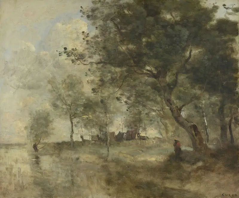 En översvämning - Jean-Baptiste Camille Corot