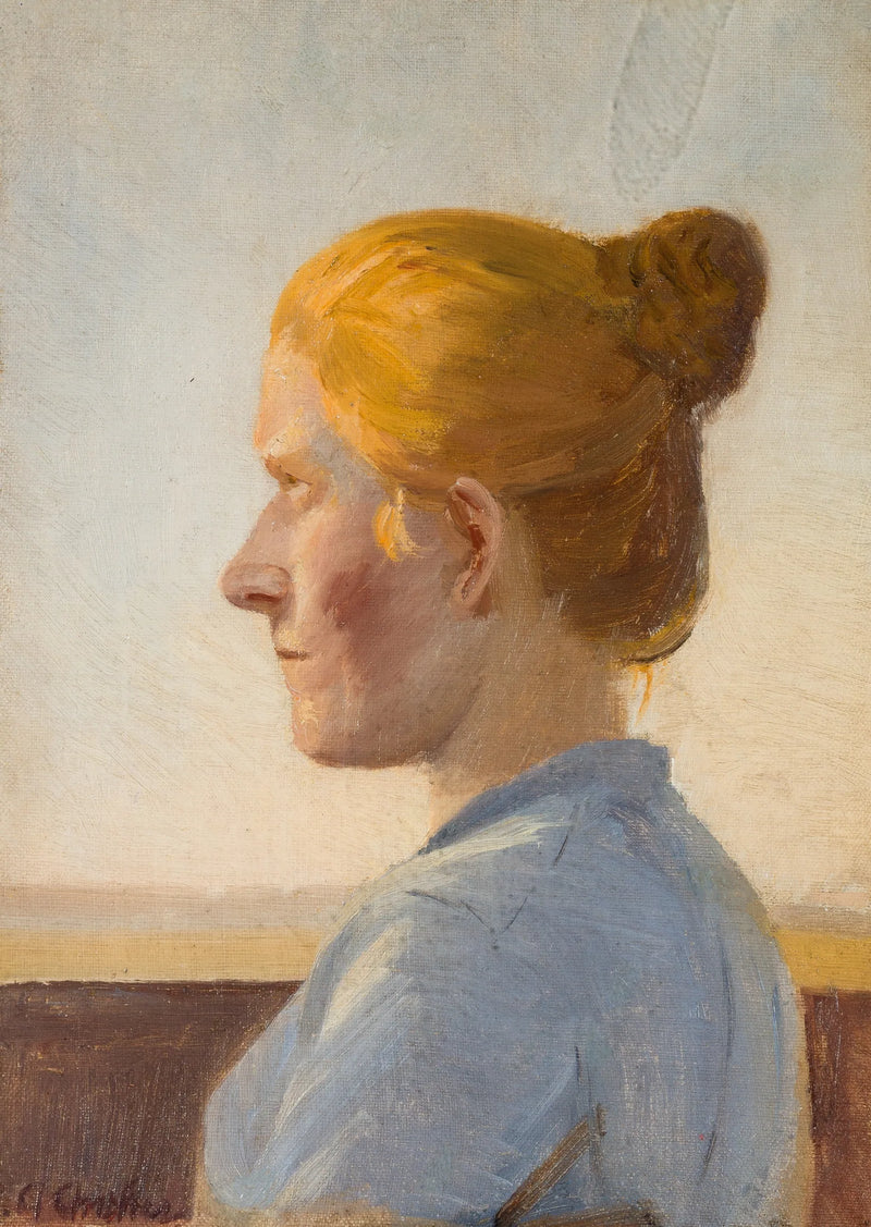 En ung kvinna från Skagen - Anna Ancher