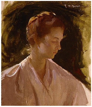 En ung flicka - Frank Weston Benson