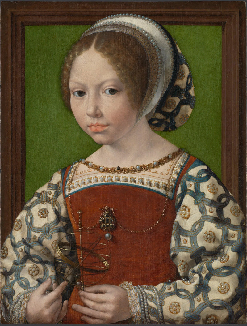 En ung prinsessa (Dorothea av Danmark?) - Jan Gossaert