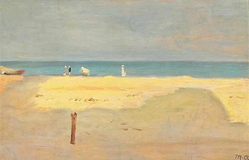 Une journée d'été à la plage de Skagen. - Michael Peter Ancher