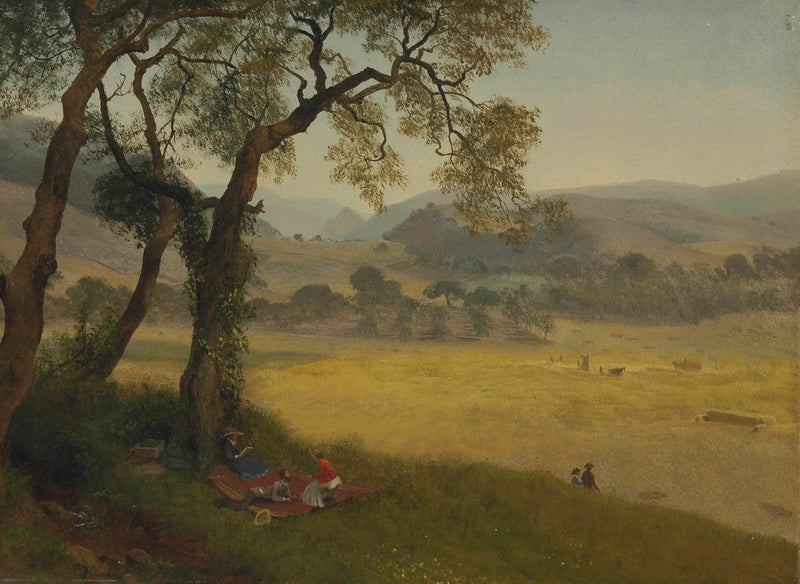 En gyllene sommardag nära Oakland - Albert Bierstadt