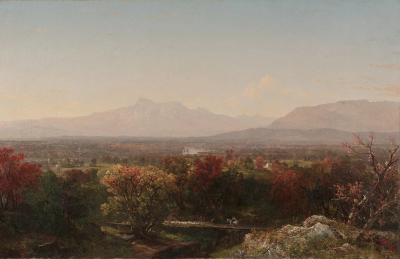En oktoberdag i de Vita bergen - John Frederick Kensett
