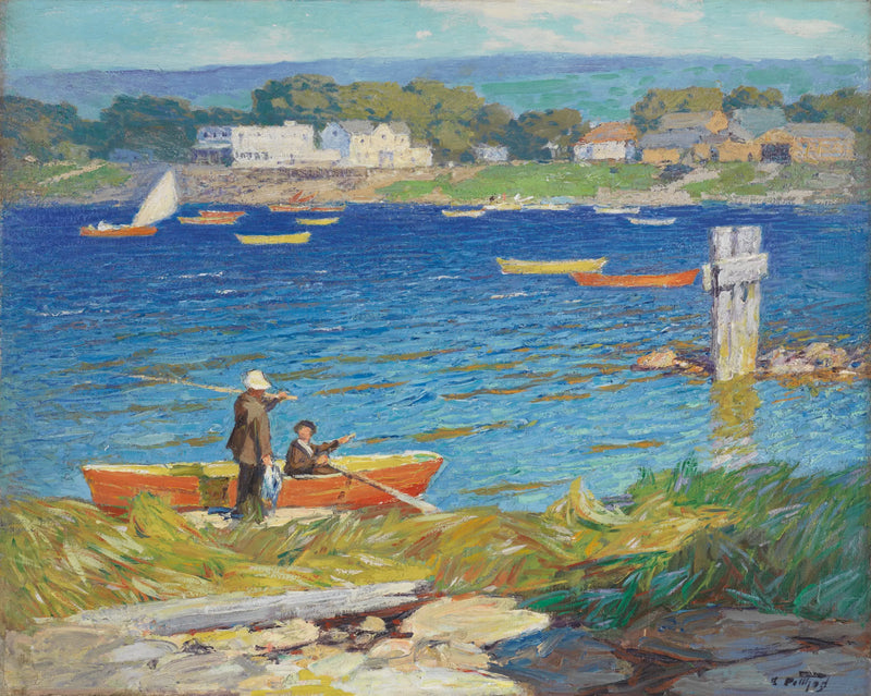 En fiskedag - Edward Henry Potthast