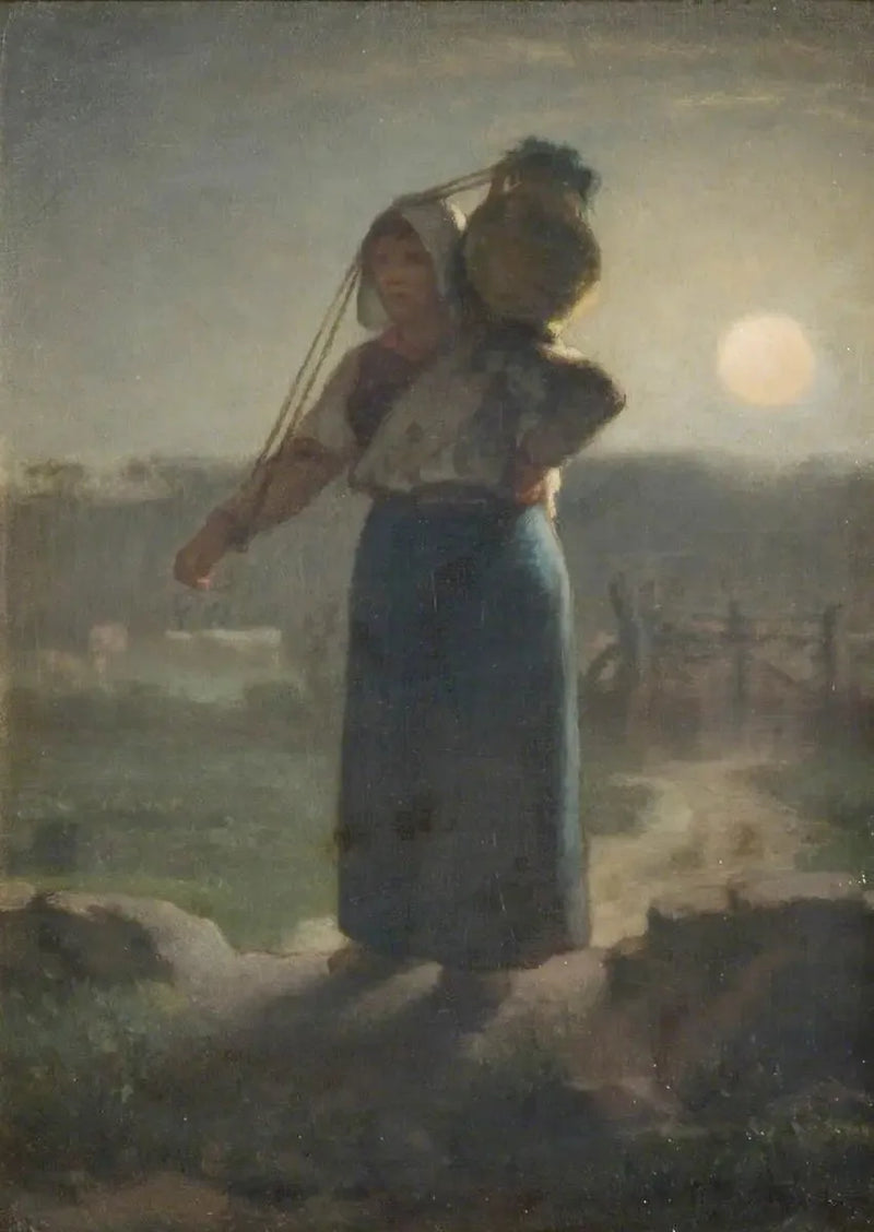 En mjölkko - Jean-François Millet