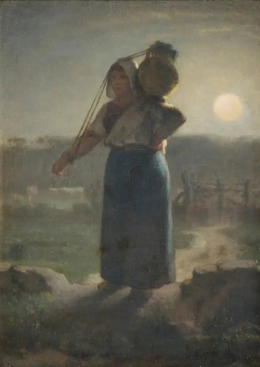 En mjölkko - Jean-François Millet