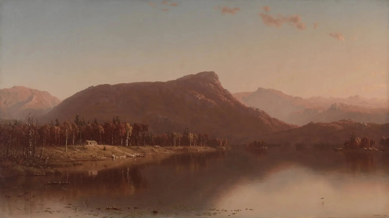 Ett hus i naturen - Sanford Robinson Gifford