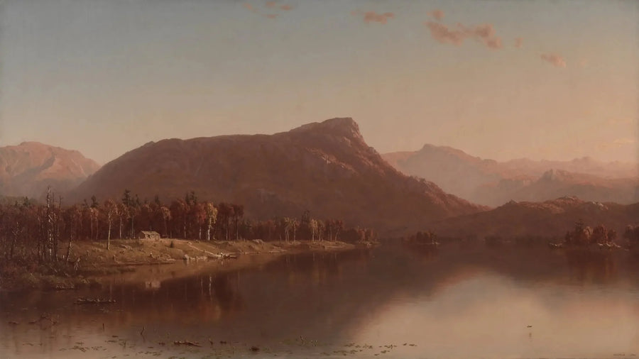 Ett hus i naturen - Sanford Robinson Gifford