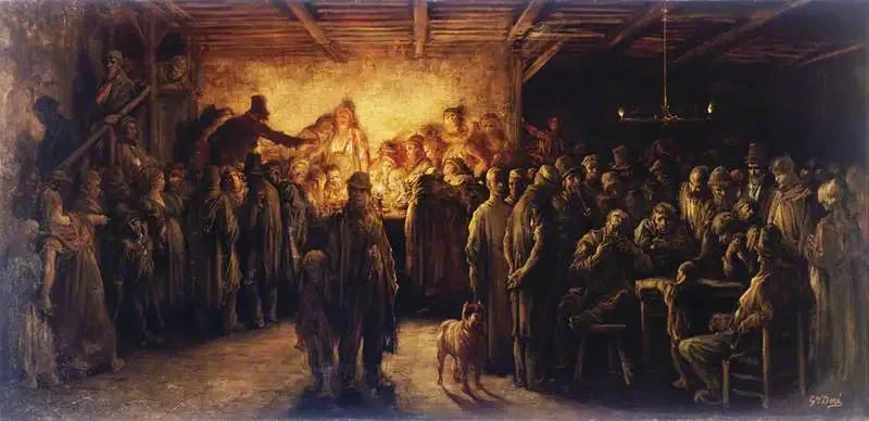 Ett fattighus - Gustave Doré