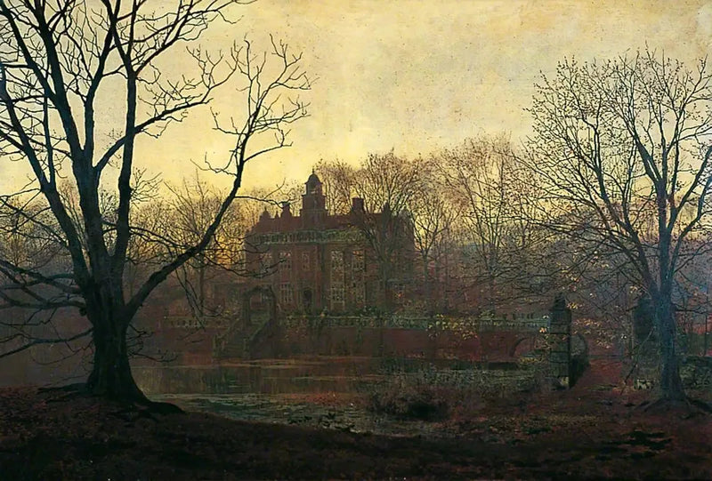 Ett hus i Yorkshire - John Atkinson Grimshaw