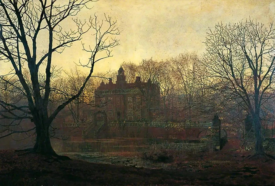 Ett hus i Yorkshire - John Atkinson Grimshaw