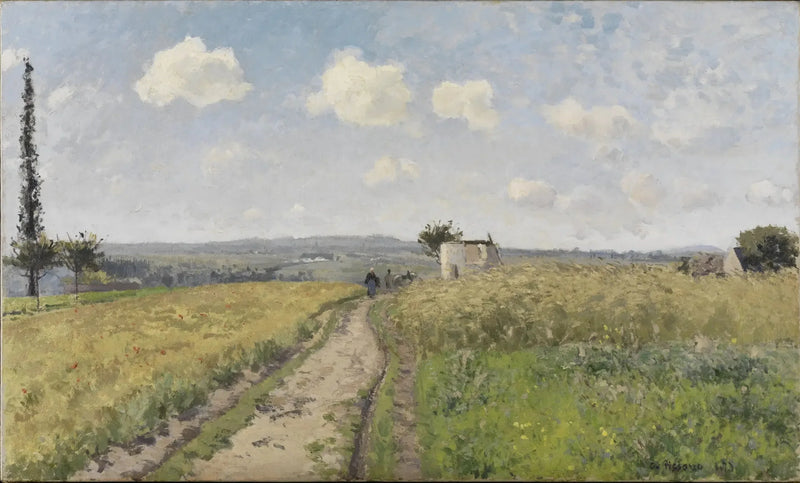 En morgon i juni - Camille Pissarro