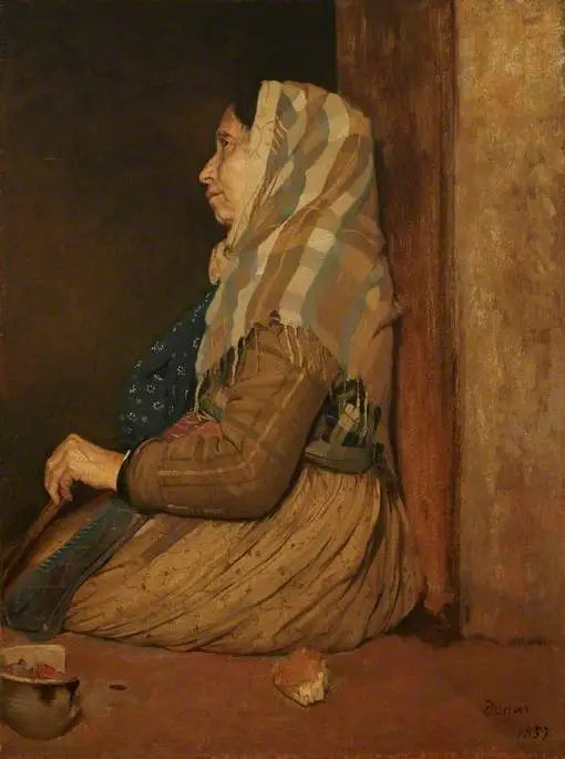 En romersk tiggare - Edgar Degas