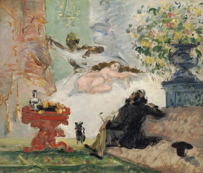 En modern Olympia - Paul Cézanne