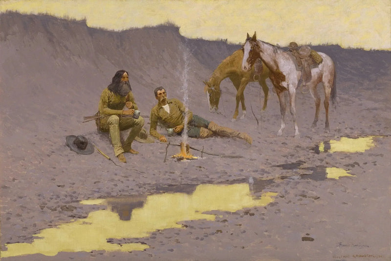 Ett nytt år på Cimarron - Frederic Remington