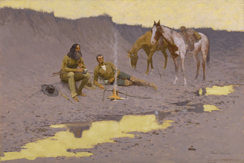 Ett nytt år på Cimarron - Frederic Remington