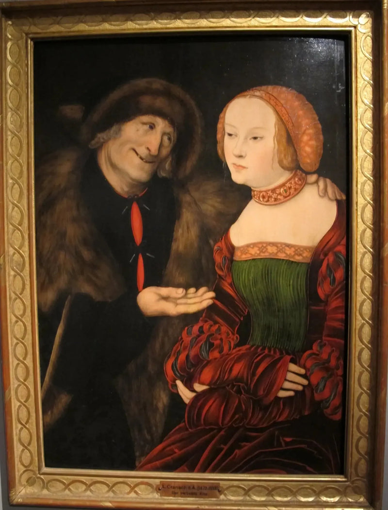 Ett osynkroniserat par - Lucas Cranach den äldre