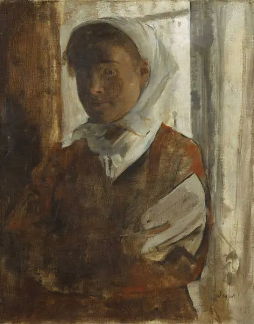 En bondflicka - Edgar Degas