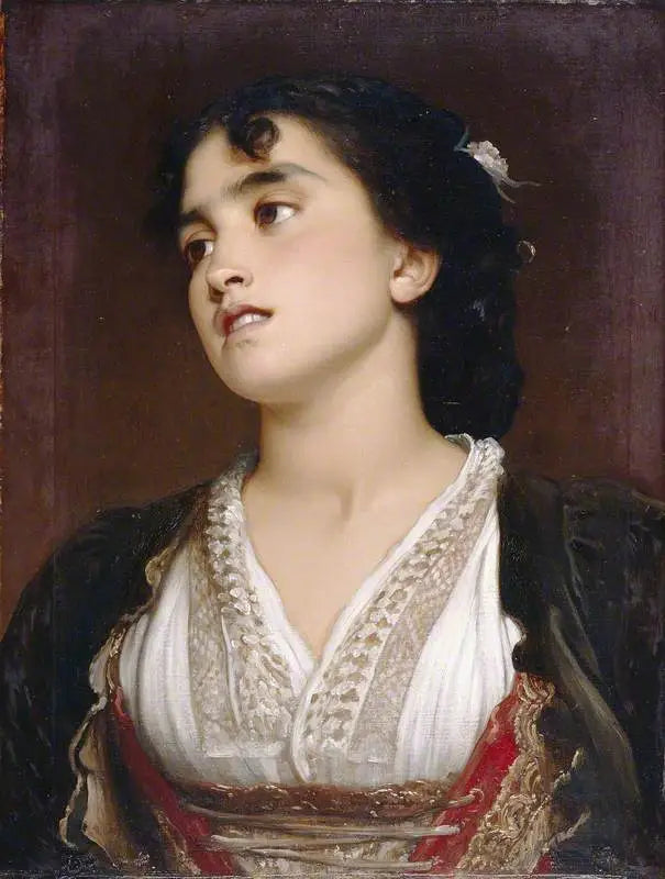 En romersk bondkvinna - Frederic Leighton