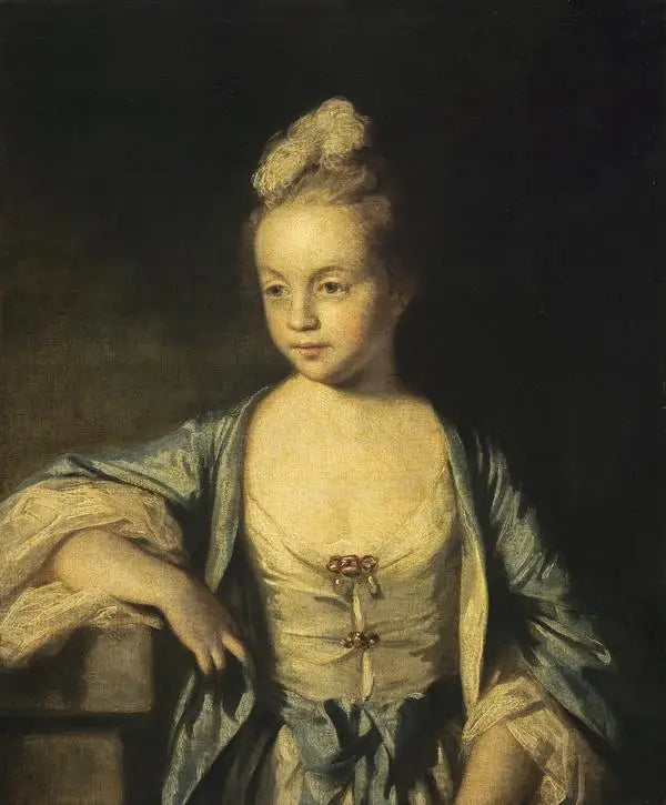 En liten flicka (kanske Lady Frances Scott, senare Lady Douglas, 1750 - 1817) - Joshua Reynolds