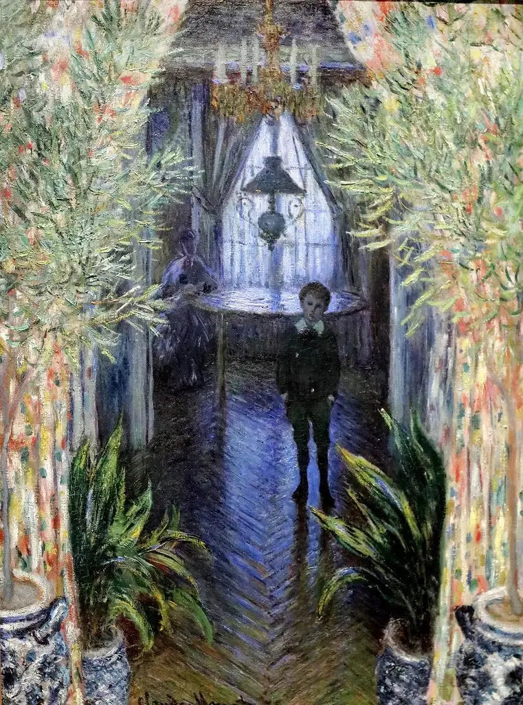 Une pièce d'appartement - Claude Monet image 1 reproduction de peinture à l’huile