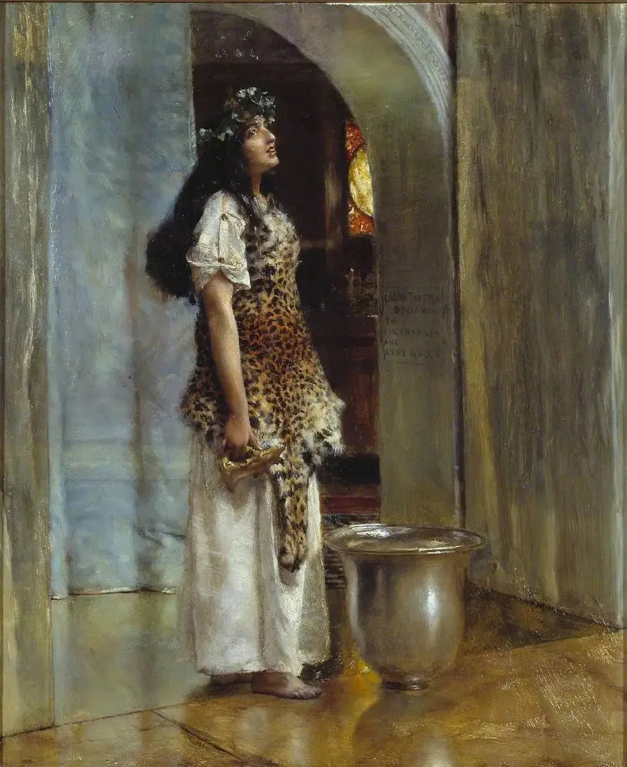 En prästinna för Apollon - Lawrence Alma-Tadema