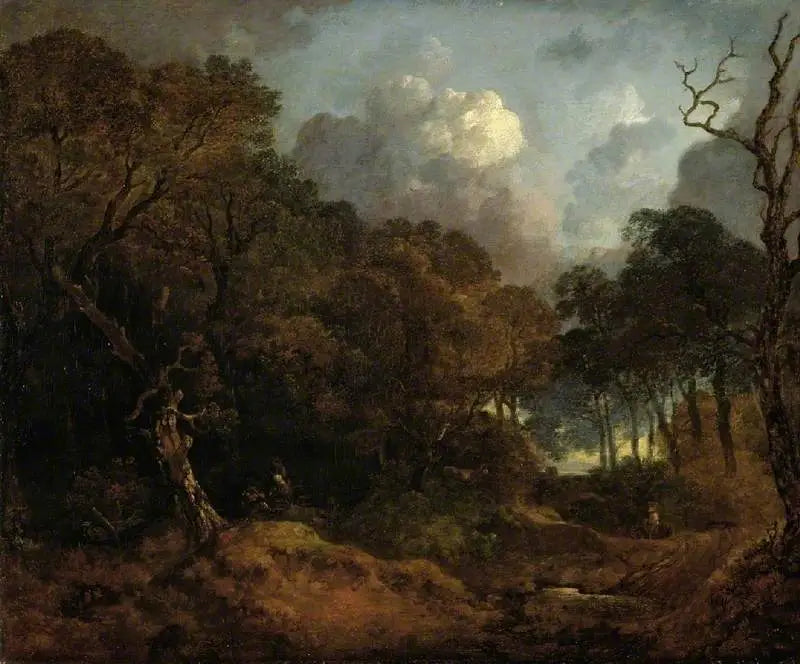 En skogsväg - Thomas Gainsborough