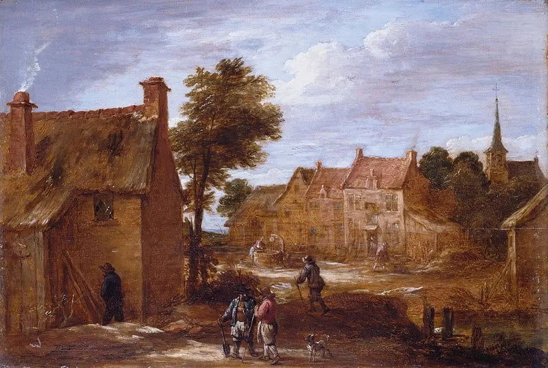 En bygata - David Teniers den yngre