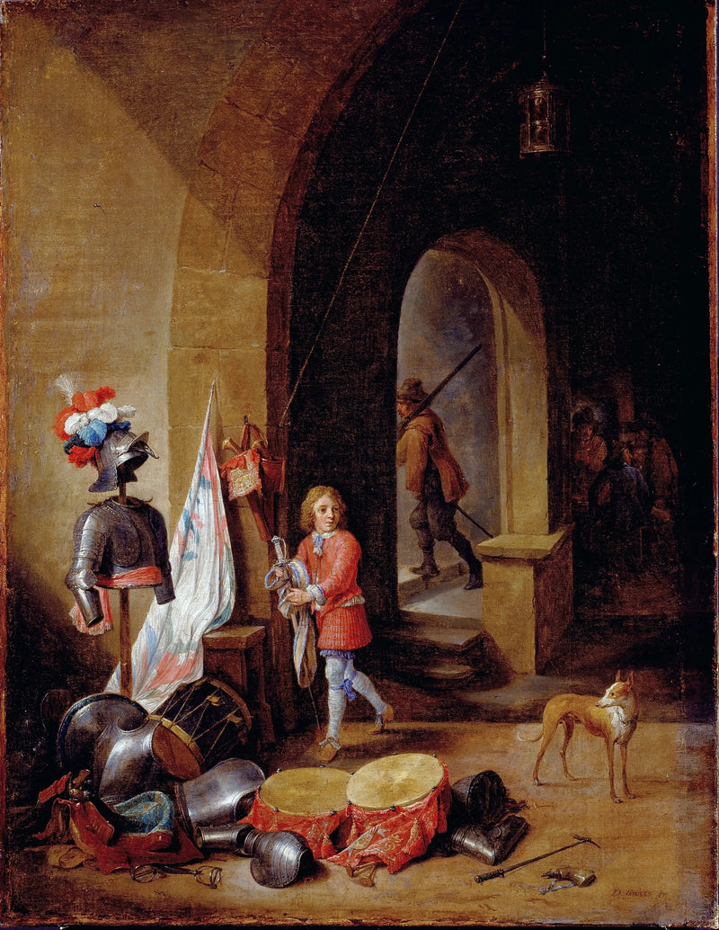 En vaktstuga - David Teniers den yngre