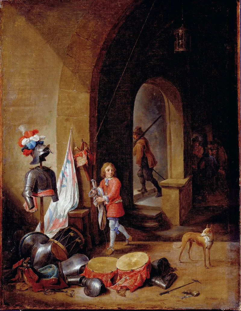 En vaktstuga - David Teniers den yngre