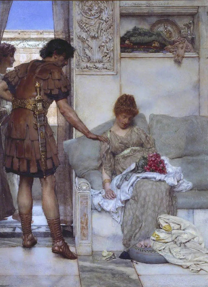 En tyst hälsning - Lawrence Alma-Tadema