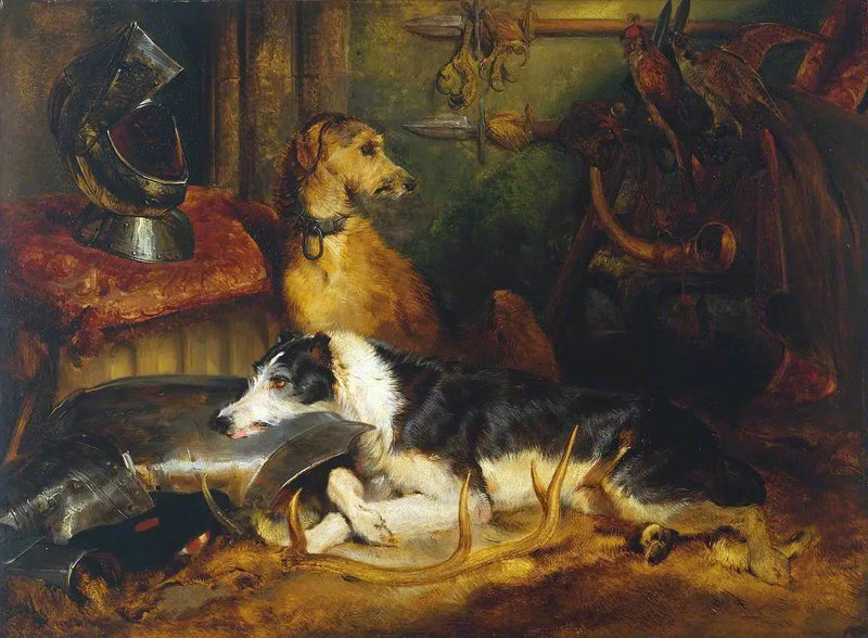 En scen i Abbotsford - Edwin Henry Landseer