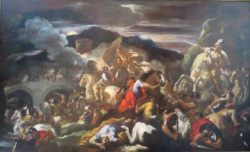 En bataljscen - Luca Giordano