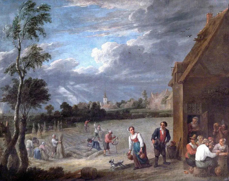 En skördescen - David Teniers den yngre