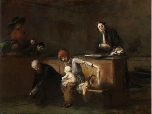 En domstolsscen - Jean-Louis Forain