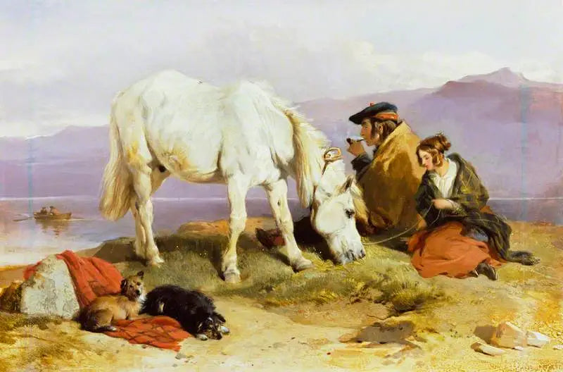 En scen från höglandet - Edwin Henry Landseer