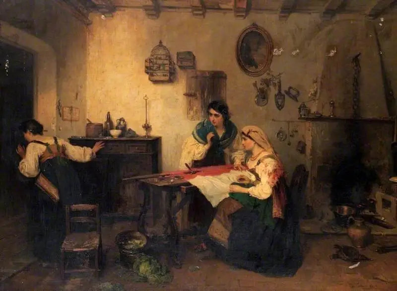 En scen från Rissorgimento - Gerolamo Induno
