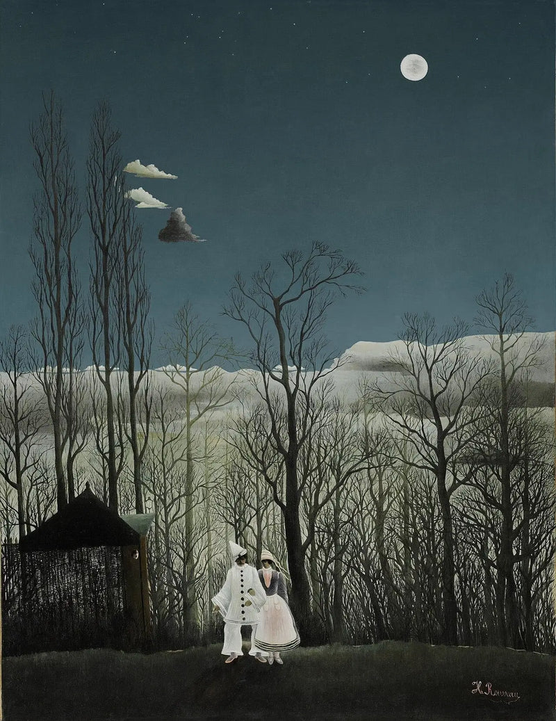 En karnevalskväll - Henri Rousseau