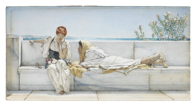 En förfrågan - Lawrence Alma-Tadema