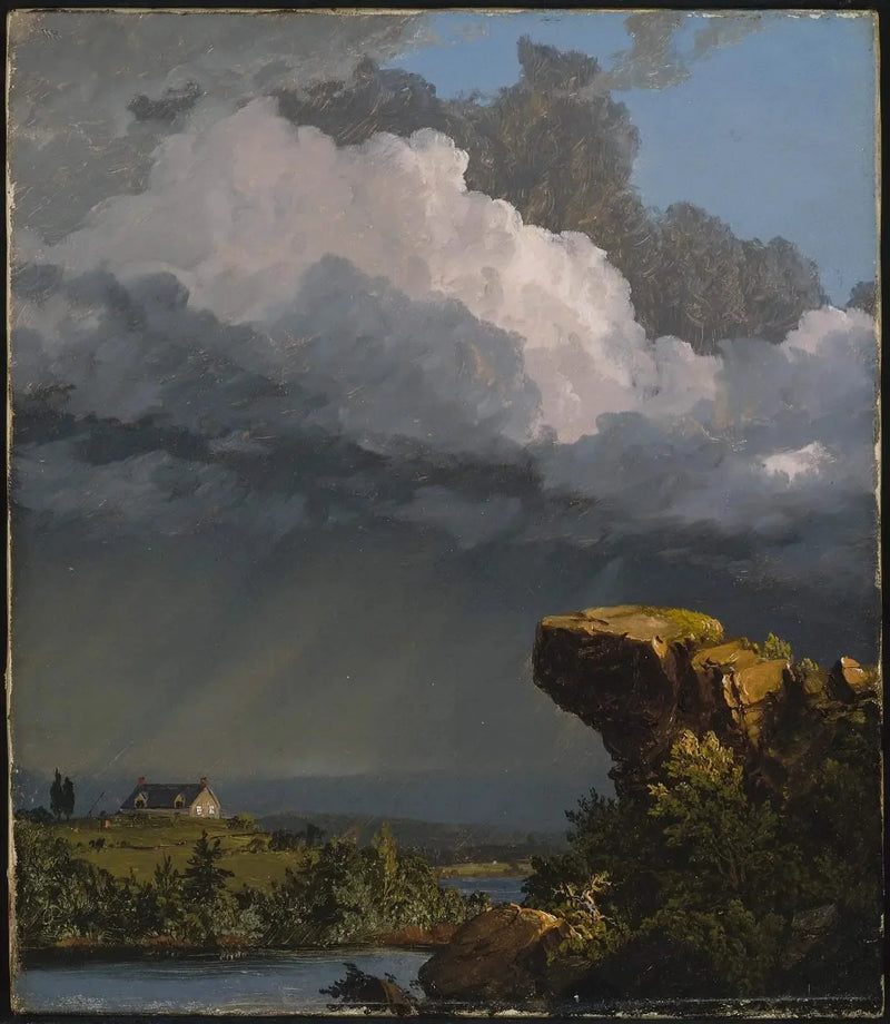 En tillfällig storm - Frederic Edwin Church