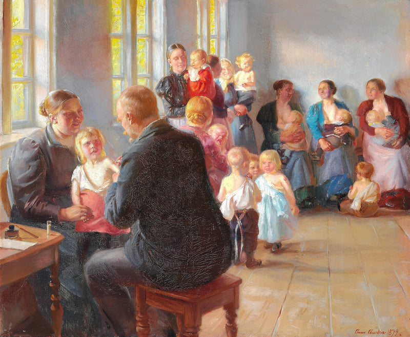 En vaccination - Anna Ancher
