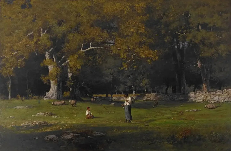 En gammal väg - George Inness