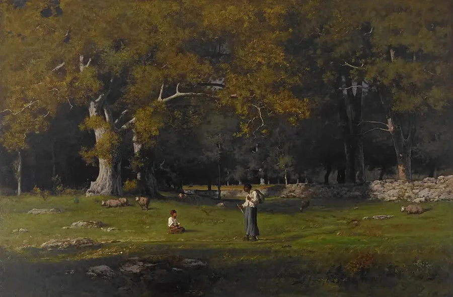En gammal väg - George Inness