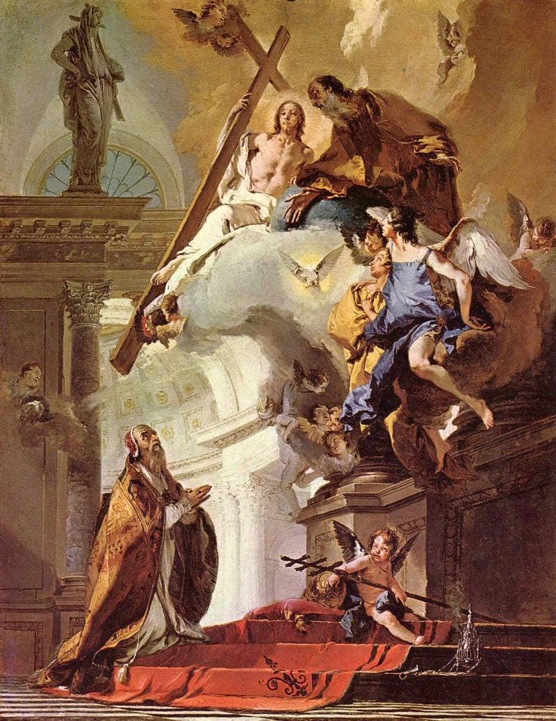 En vision av Treenigheten - Giovanni Battista Tiepolo