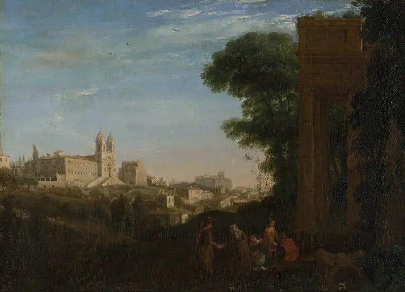 En vy i Rom - Claude Lorrain