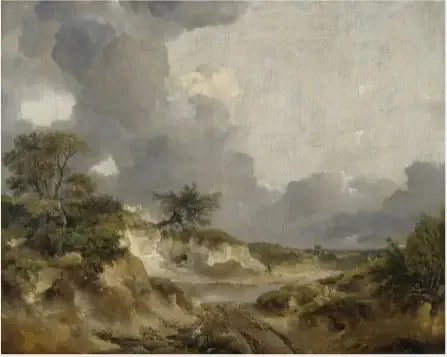 En vy i Suffolk - Thomas Gainsborough