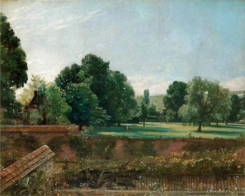 En vy över Salisbury från ärkediakonen Fishers hus - John Constable
