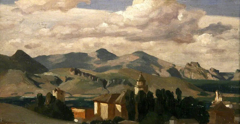 En spansk vy - Frederic Leighton