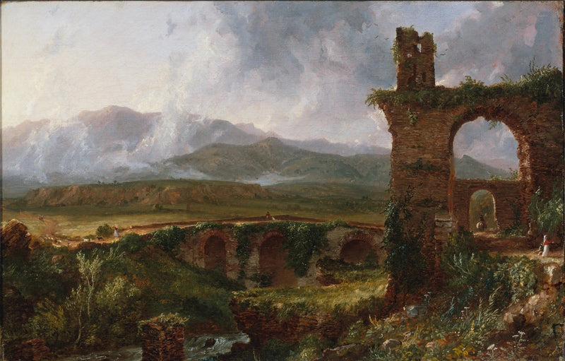 En vy nära Tivoli (morgon) - Thomas Cole