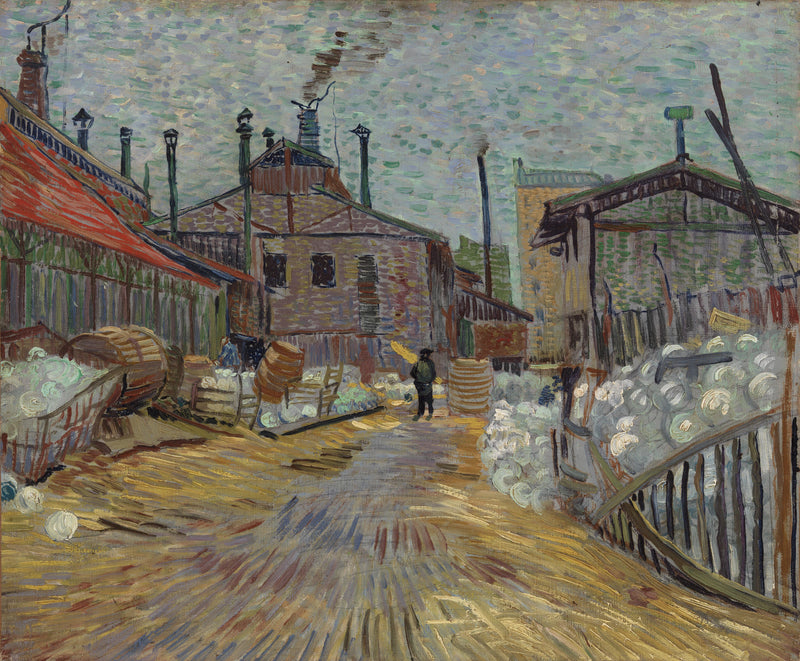 Fabriken i Asnières - Vincent van Gogh